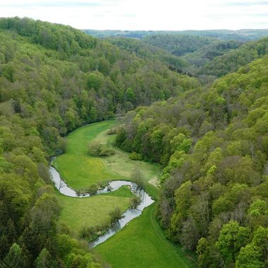 Sieger der Naturwunderwahl 2019: Die Große Lauter im Biosphärengebiet Schwäbische Alb mit 25 % der insgesamt fast 6.000 Stimmen. Foto: Geschäftsstelle Biosphärengebiet Schwäbische Alb