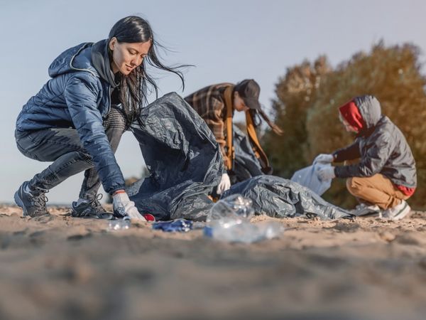 Aktion zur Strandsäuberung