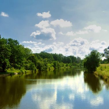 Flusslandschaft