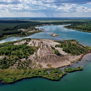 Große Insel im Lichtenauer See